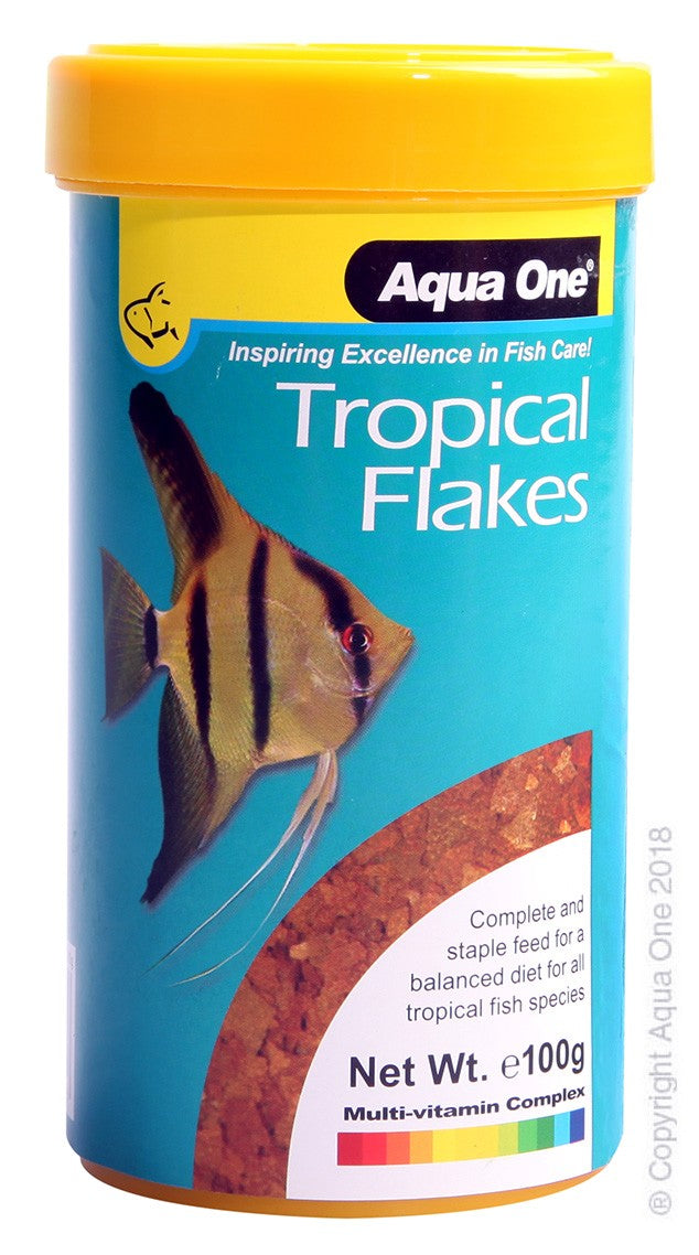 Aqua One Tropical Fish Flakes 100g