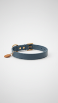 Slate Blue Designer Dog Collar