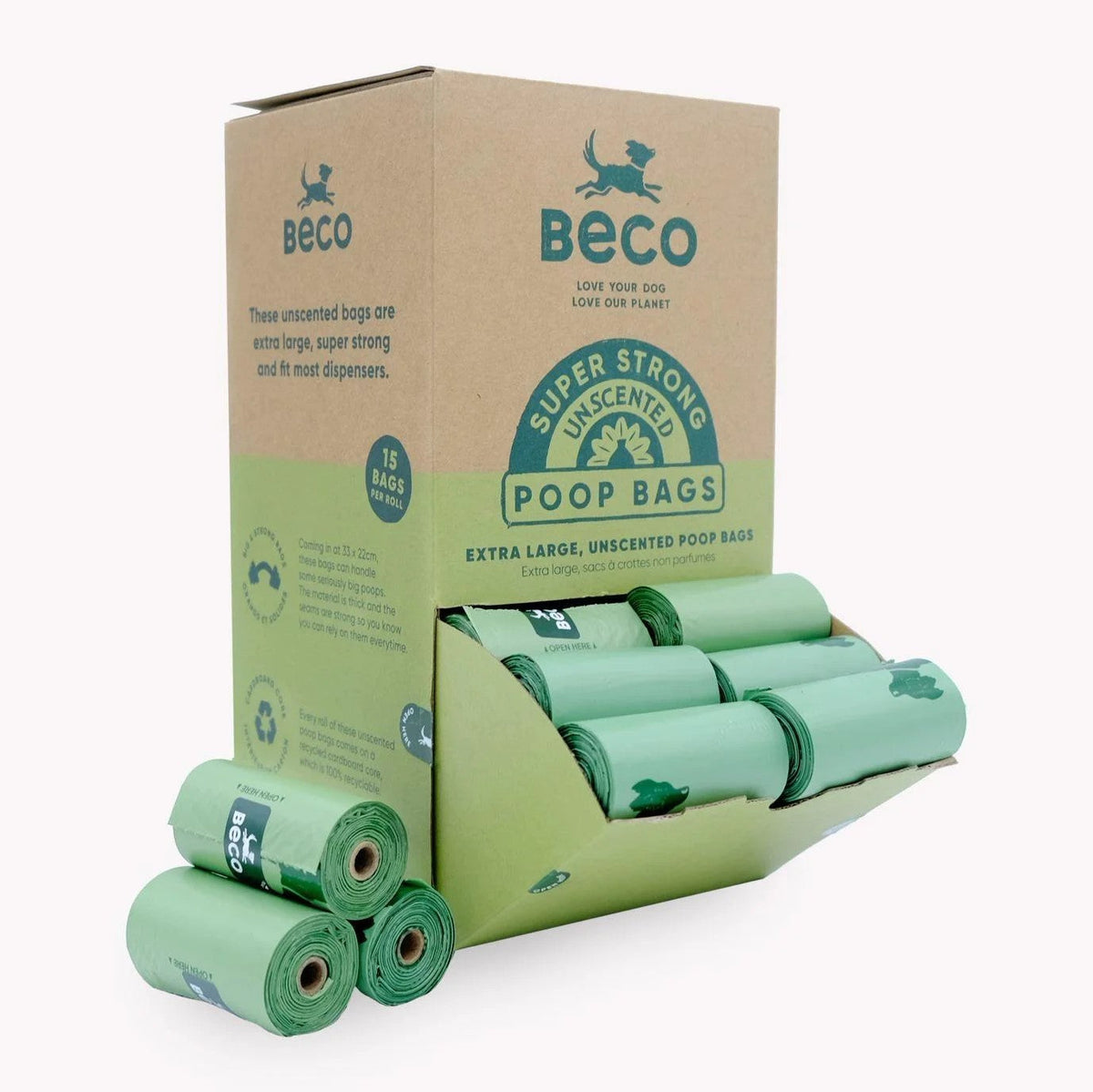Beco Poop Bags - Single roll of 15 bags