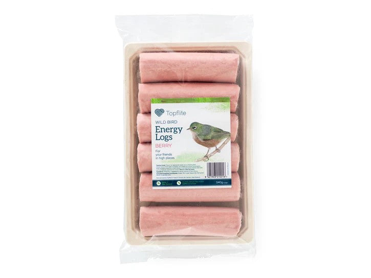 Wild Bird Energy Logs Berry 540g Packet of 6