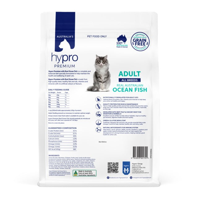 Hypro Premium Grain Free Cat Ocean Fish 9kg