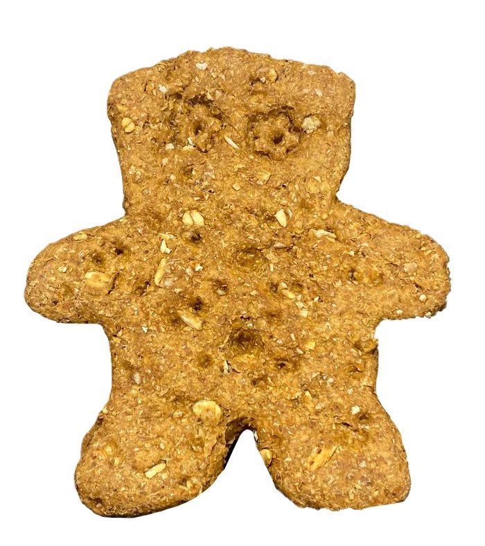 Peanut Butter Teddy Bear Dog Cookie EACH